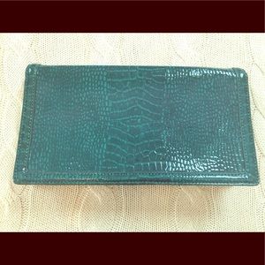 Banana Republic Faux Snake Skin Clutch